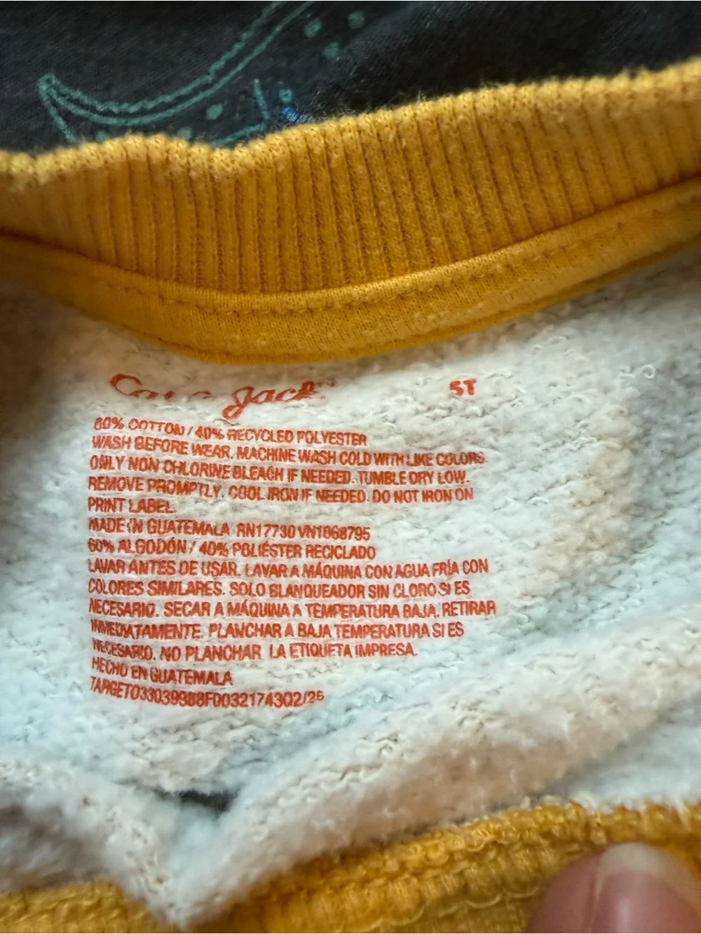 Three Cat & Jack Crewneck Sweatshirt